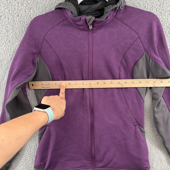 Novara Cycling Jacket Full Zip Size Medium Vented Pockets Hooded - Picture 6 of 12